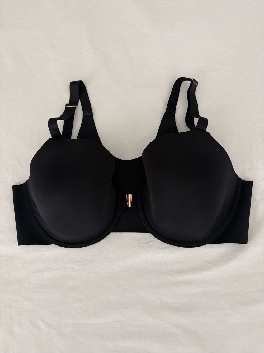 Soma Vanishing 360 Black Front Close Underwire Bra 38D Lingerie